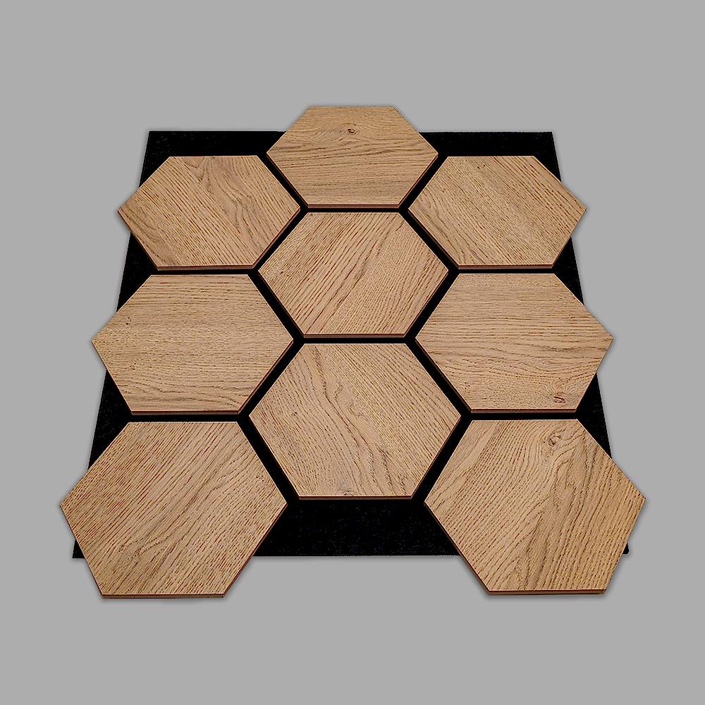 ATLANTİK HEXAGON  AKUSTİK DUVAR PANELİ 